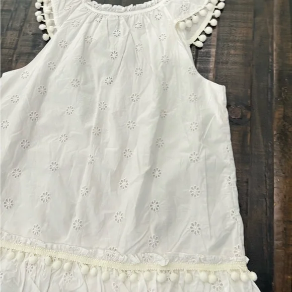 J. Crew White Eyelet Blouse with Ruffles - Picture 10 of 11